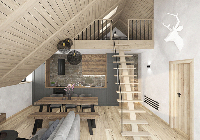 Apartmán se 2 ložnicemi